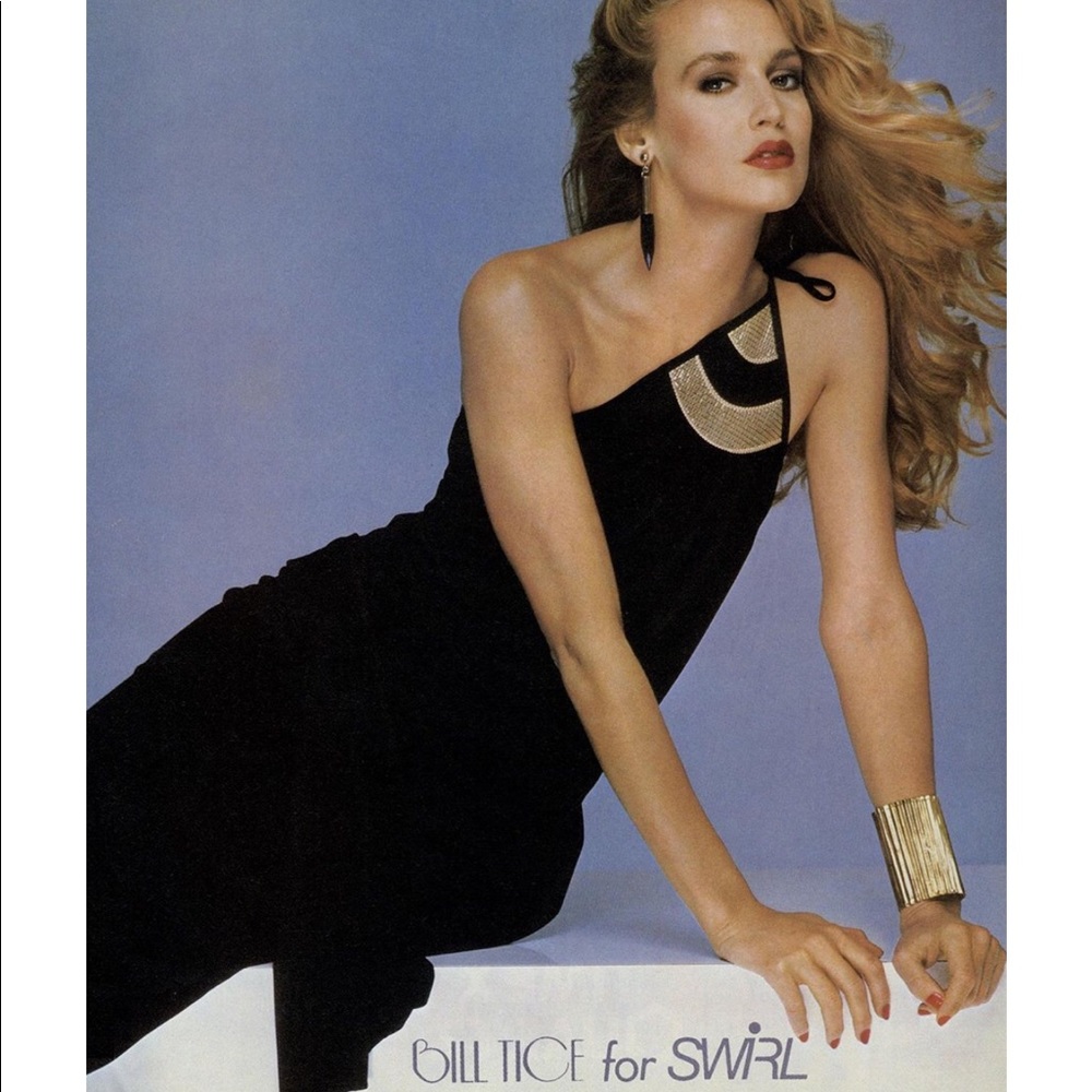 *Collectors Item* Bill Tice Vintage One-Shoulder Dress